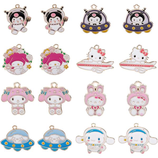 【並行輸入品】 Kawaii Ku-romi Me-lody チャーム ギフト シナモロール ジュエリー アクセサリー ハローキティ ペンダント DI
