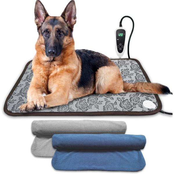 商品名HYDGOOHO Pet Heating Pad, 28x18 in,Cat Heating pad Waterproof, with Smart Thermostat Switch, Adjustable Dog Heating p...