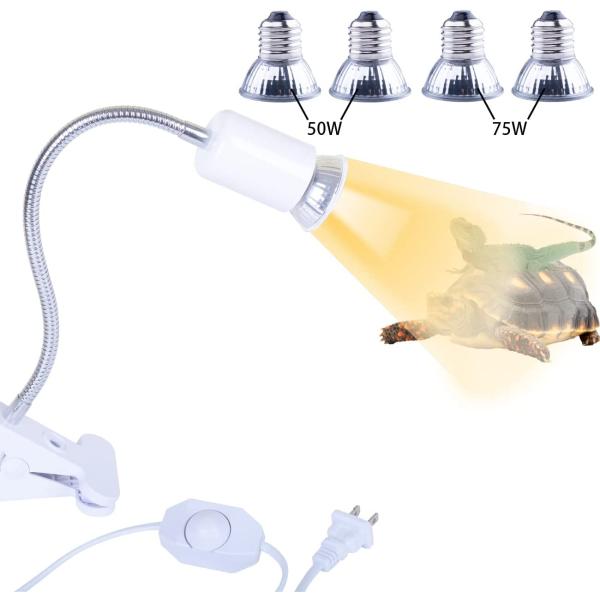 商品名TSLIVE Reptile Heat Lamp, UVB Bulb, UVB Reptile Light Fixture, UVA UVB Reptile Light, Aquatic Turtle Heating Lamp, Tu...