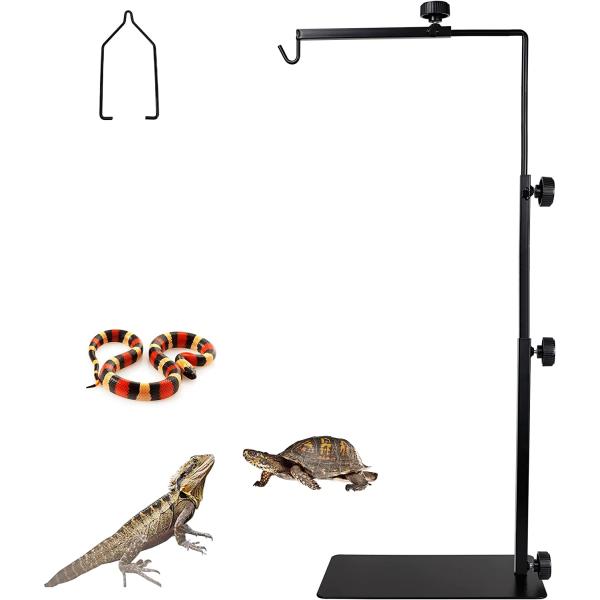 商品名Surfante 大型爬虫類ランプスタンド 調節可能なフロアライトホルダー メタルランプブラケットサポート テラリウムヒートランプ カメ 蛇 トカゲ 両生類Surfante Large Reptile Lamp Stand Adjus...