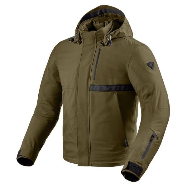 並行輸入品】 Revit Montana H2O WP Jacket Textile Motorcycle, Olive