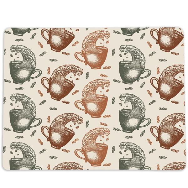 【並行輸入品】 Coffee Mat Placemat for your Coffee Maker or Espresso Machine - TWO