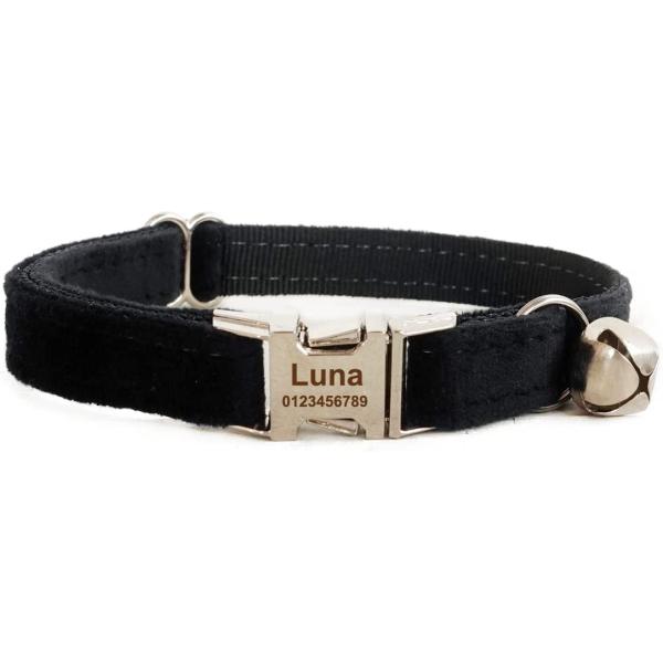 【並行輸入品】 HOTGOL Cat Collar Personalized with Name Phone Number Engraved Cust