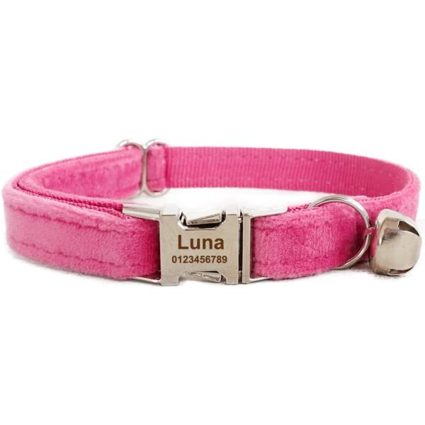 【並行輸入品】 HOTGOL Cat Collar Personalized with Name Phone Number Engraved Cust