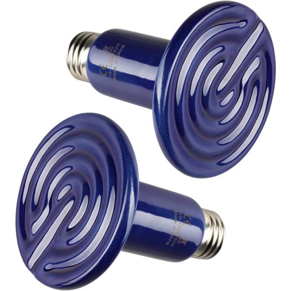 商品名Simple Deluxe Ceramic Heat Emitter Heating Bulb No Light Reptile Heat Lamp, Brooder Coop Heater for Terrarium Amphibi...