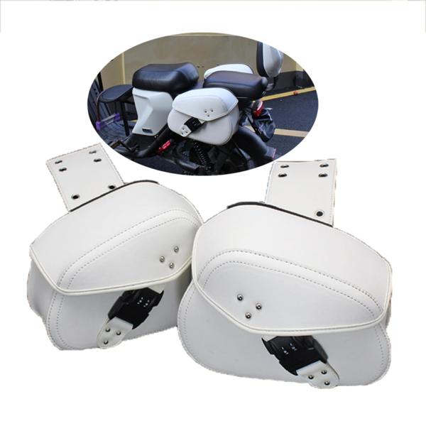 並行輸入品】 】 Generic 2 Pack Motorcycle Pu Leather Side Saddle
