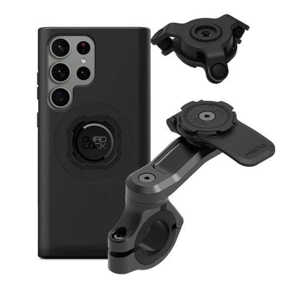 並行輸入品】 】 Quad Lock Motorcycle Handlebar Mount PRO Kit with