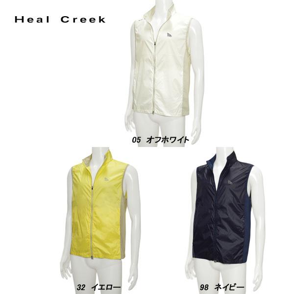 Heal Creek ヒールクリーク メンズ 春夏 撥水 ナイロンベスト Heal Creek ヒールクリーク メンズ 春夏 撥水 ナイロンベスト