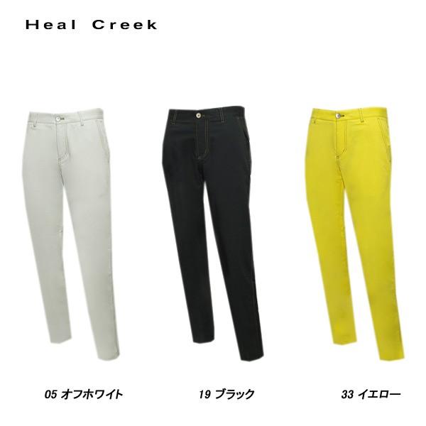 【未使用】Heal Creek　ゴルフパンツ　85　グリーン　春夏　吸水速乾 ゴルフウェア メンズ creek heal ゴルフ パンツ 春夏」の人気