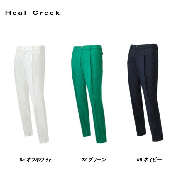 【未使用】Heal Creek　ゴルフパンツ　85　グリーン　春夏　吸水速乾 ゴルフウェア メンズ creek heal ゴルフ パンツ 春夏」の人気