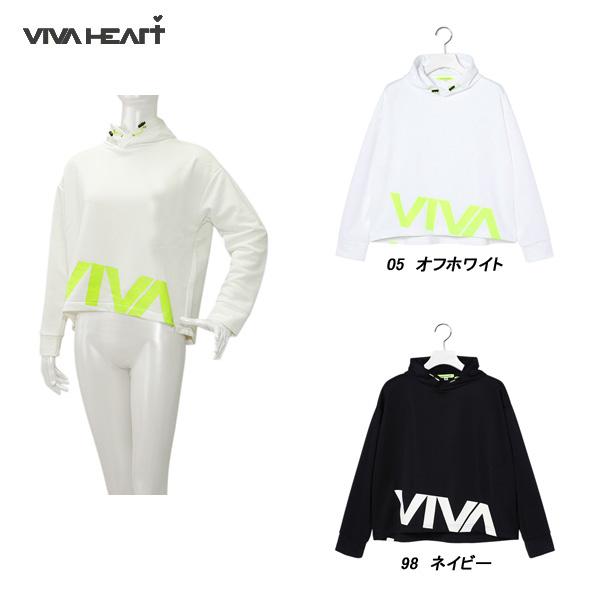 ビバハート VIVA HEART レディース 春秋 シンセティックテリーロゴパーカー