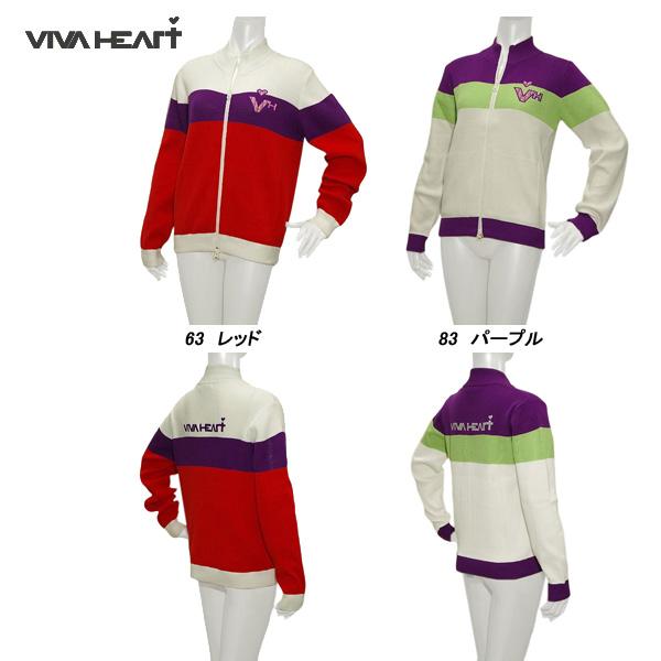 値下げ! VlVA HEART ☆ ニットブルゾン VIVA HEART ビバハート レディース 春夏 ジップアップ ニット