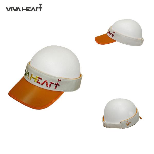 サイズ 40（レディース）カラー05　オフホワイト×オレンジMade In China素材（数値の単位は％）本体ポリエステル67　綿33つば部分ポリプロピレン100UV機能付きのセルバイザー。新鮮で鮮やかなビビットカラーのフルーツをプリント...