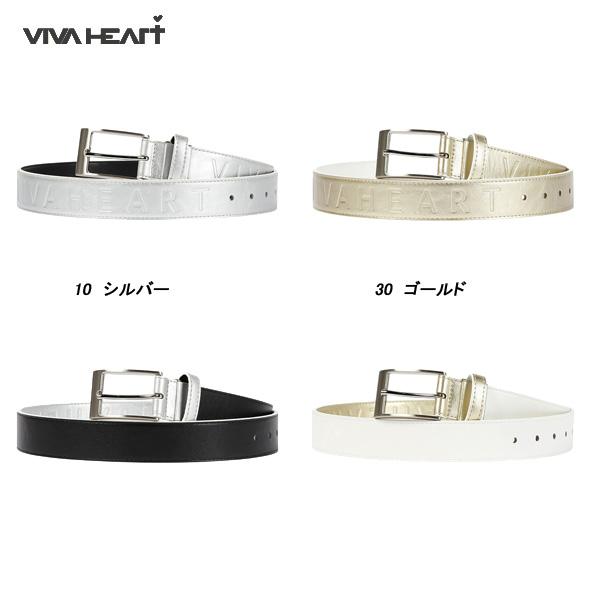 ビバハート VIVA HEART レディース エンボスロゴ リバーシブルベルト