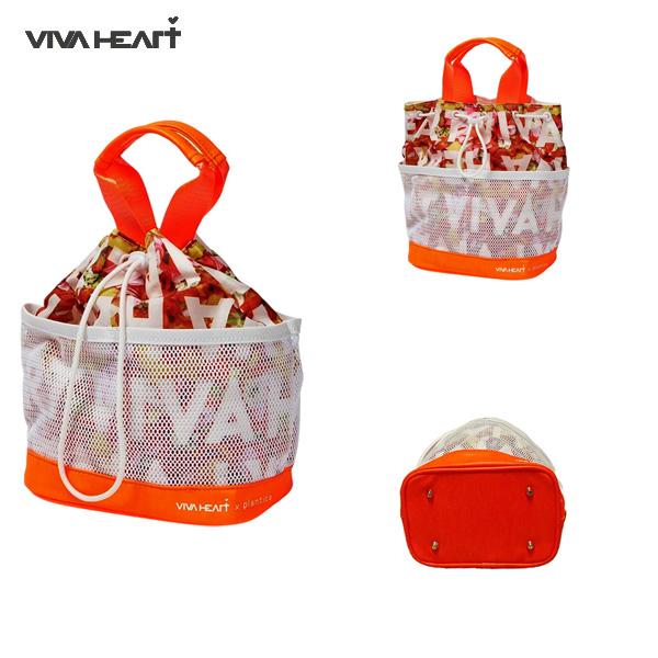 訳あり ビバハート VIVA HEART planticaプリント メッシュカートバック