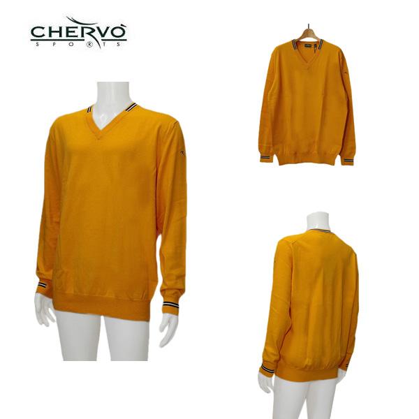 美品 CHERVO シェルボ ゴルフ ニット メンズ Lサイズ シルク混 【公式