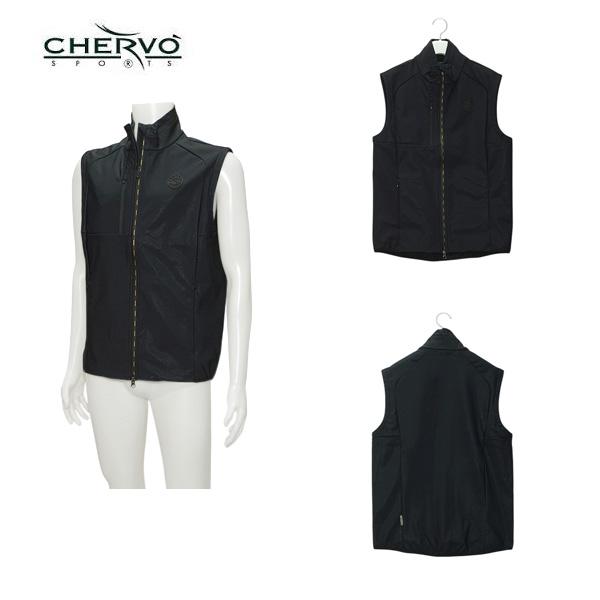 CHERVO（シェルボ） メンズ 秋冬 保温 防風ベスト サイズ48 : DEPOT