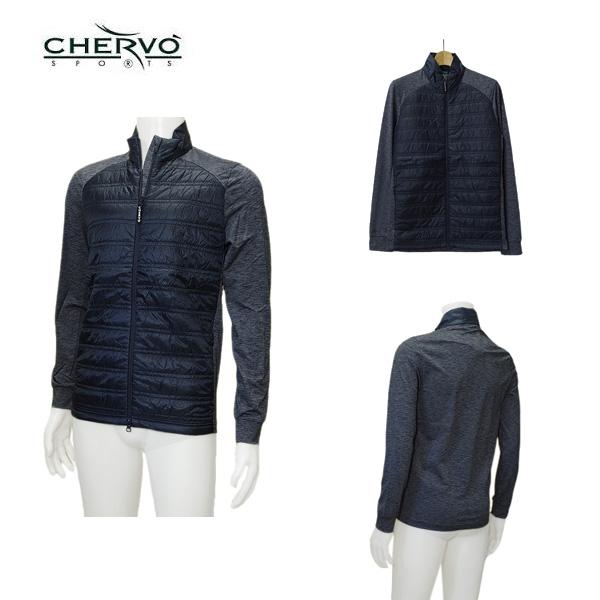 CHERVO/46サイズ/ハーフジップシャツ 裏起毛 保温 撥水 ストレッチ