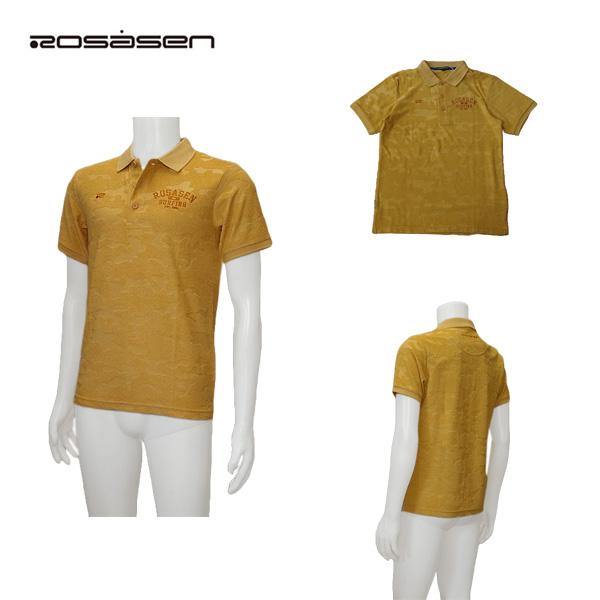 ロサーセン Rosasen メンズ 春夏秋 吸水速乾 パイルジャガード 半袖シャツ サイズ48(M)