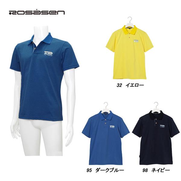 ロサーセン Rosasen メンズ 春夏 UVケア 吸水速乾 ストレッチ ソロナ天竺半袖ポロシャツ サイズ48(M)