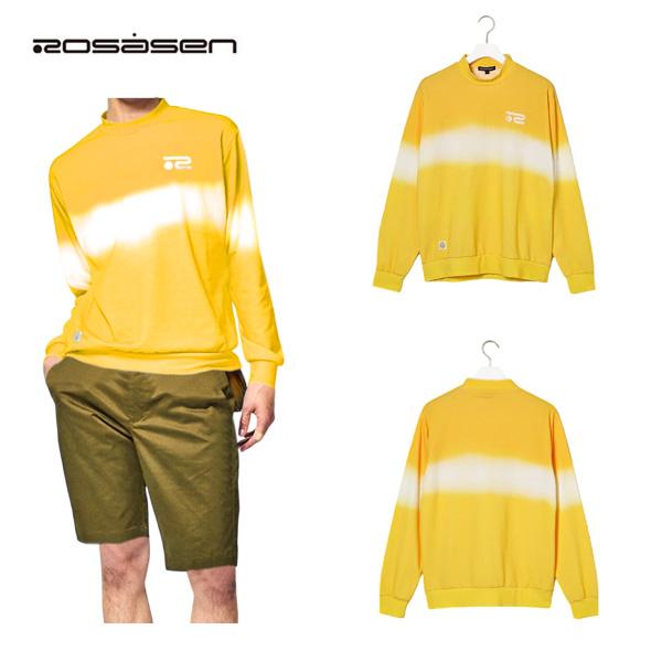 ロサーセン Rosasen メンズ 春秋 吸水速乾 グラデーションプリントスウェット トレーナー