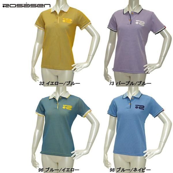 ROSASEN - 新品　ROSASEN ロサーセン　ポロシャツ Rosasen ロサーセン レディース 春夏 吸水速乾 半袖 ワッフル