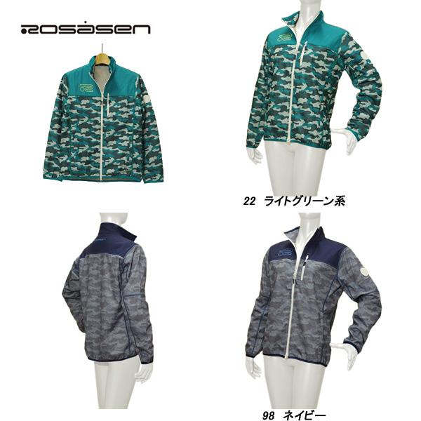 Rosasen（ロサーセン） レディース 秋冬 防風 撥水 迷彩柄プリント