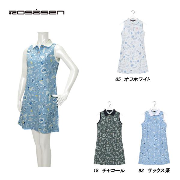 ロサーセン Rosasen レディース 春夏 吸水速乾 ルーズマンコラボ クールマックスエコノースリーブワンピース