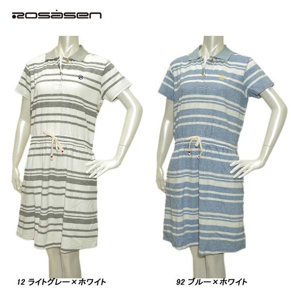 ロサーセン Rosasen レディース 春夏 Uvケア 半袖 ボーダー パイル ワンピース サイズ42 L 045 Depot 044 通販 Yahoo ショッピング