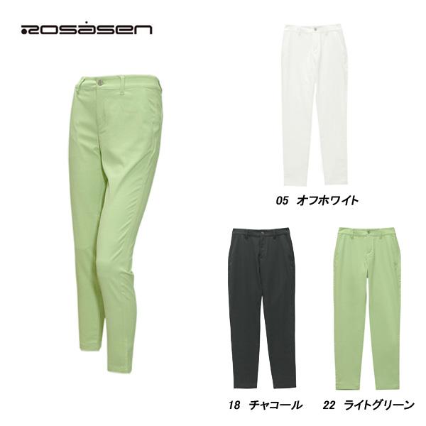 ロサーセン Rosasen レディース 春夏 吸水速乾 UVケア ドビーストレッチ9分丈パンツ