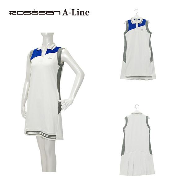 訳あり ロサーセン Rosasen A‐Line レディース 春夏 cocoty切替ノースリーブワンピース