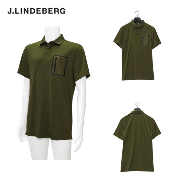 ジェイリンドバーグ J.LINDEBERG メンズ 春夏 4WAYストレッチ 吸水 速乾 半袖ポロシャツ サイズ48(L)