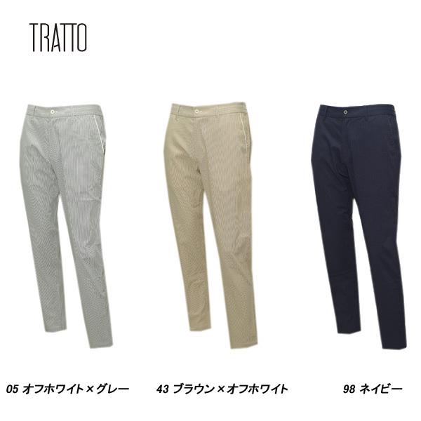 TRATTO トラット メンズ 春夏 ストレッチ ピンストライプ