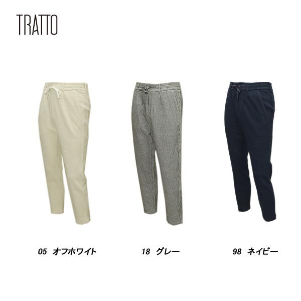 トラット TRATTO メンズ 秋冬 ニットコール ワンタック テーパードイージーパンツ