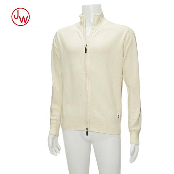 JWO ジェイダブリュオー メンズ 秋冬 カシミヤ100% ジップアップ  