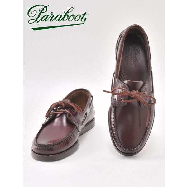 Paraboot パラブーツBARTHブリリアントボルドー国内正規品　メンズ Paraboot パラブーツ PARABOOT デッキシューズ メンズ BARTH