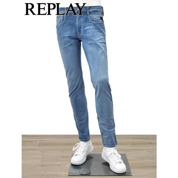 REPLAY（リプレイ） メンズジーンズ ANBASS HYPERFLEX X.L.I.T.E. RE