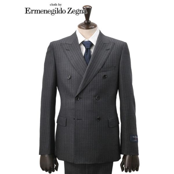 【最終価格】極美品★Zegna 高品質パッカブルスーツ　チャコールグレー　48 最終価格】極美品☆Zegna 高品質パッカブルスーツ