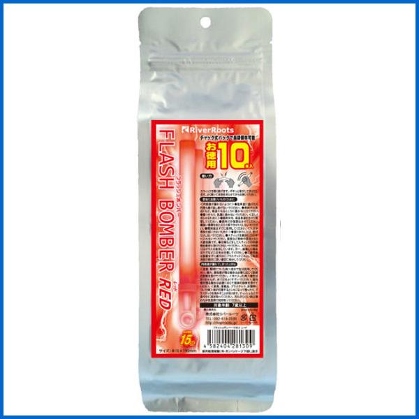 フラッシュボンバー（10本入）　レッド