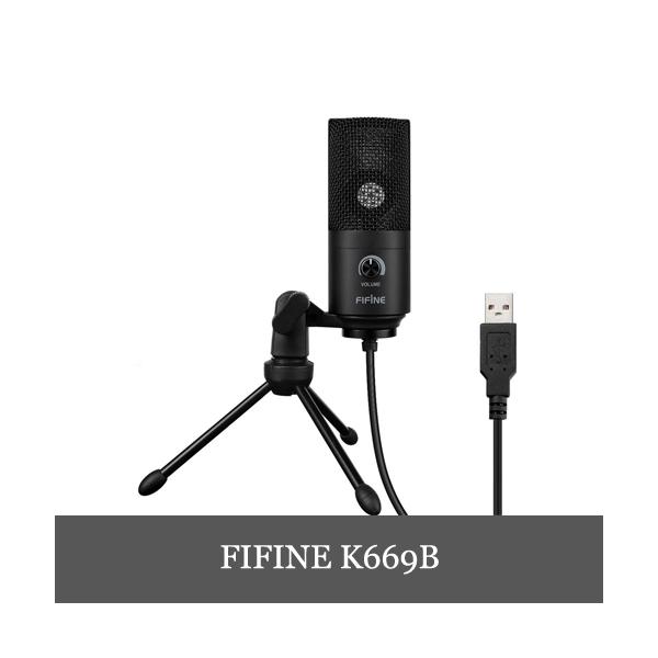 Fifine K669b Usbマイク コンデンサーマイク Pc用マイク 音量調節可能 三脚マイクスタンド付属 Windows Mac ブラック 正規代理店 Buyee Buyee Japanese Proxy Service Buy From Japan Bot Online