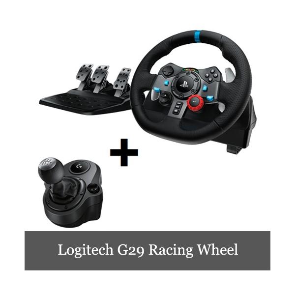 Logitech G29 Driving Force Feedback Racing Wheel Shifter付き 1年