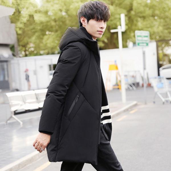 ダウンジャケット ロング ダウンコート フード付き ベンチコート メンズ アウター 大きいサイズ Buyee Buyee Japanese Proxy Service Buy From Japan Bot Online