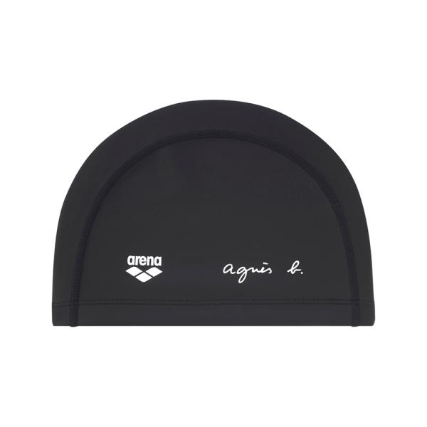 [Release date: April 14, 2025]アリーナとアニエスベーコラボ商品。着用しやすいのに髪も濡れにくいという特徴を持つ2ウェイシリコーンキャップ。シンプルなコラボレーションロゴをプリント。どんな水着のデザインとも合わせ...