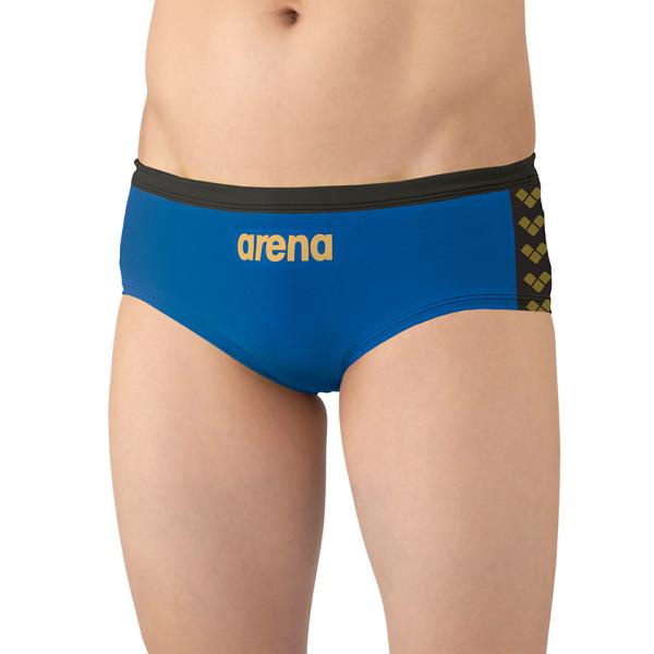 トレーニングカテゴリー「TOUGHSUITシリーズ」　大会に向けた練習頻度が高いスイマーにオススメの練習用水着。アリーナの象徴であるチームラインテープ（昇華）をサイドに配置したデザインです。バイカラーでシンプルながらデザイン性を出しています...