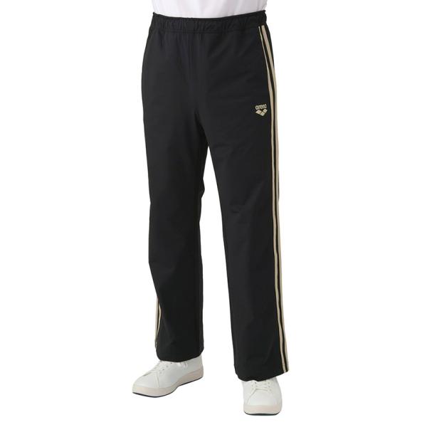 arena エンブレム付きジャージパンツ 黒 arena エンブレム付きジャージパンツ 黒 arena エンブレム付き