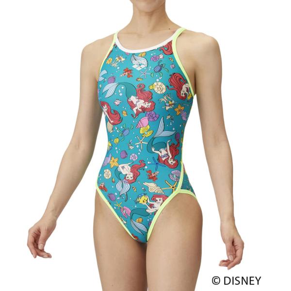 新品未使用Disney スイムウェア 競泳水着 Lサイズ 花柄　現在は完売品 descente-store_as5swm56l