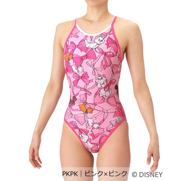 耐久性に優れた TOUGHSUIT（タフスーツ）シリーズの Disney（ディズニー）デザインモデル。環境に配慮したリサイクルポリエステル素材を使用しており、塩素に強く長持ちするため、大会に向けて練習を重ねる頻度が高いスイマーにおすすめのト...