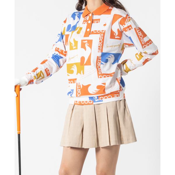 le coq sportif - XSサイズ☆LE COQ GOLF☆ルコック韓国　ストレッチ起毛長袖 le coq sportif GOLF QGWUJB02 ロゴハイネック長袖シャツ