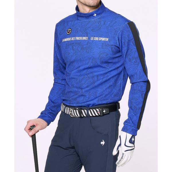 新作☞ラスト1点☞最終値下！ジーフォアゴルフ長袖／Ｌ●速乾性ハイネック le coq sportif GOLF 公式 ルコックスポルティフ ゴルフ