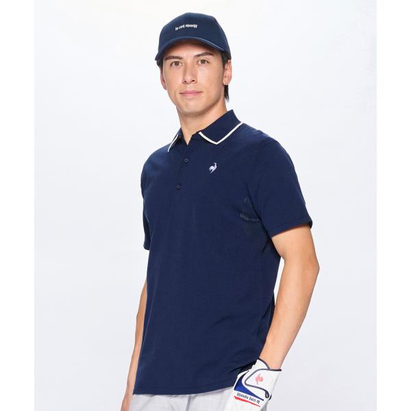美品✨大きいサイズ50✨archivio ビッグロゴポロシャツ ゴルフ ネイビー le coq sportif GOLF（ルコックスポルティフ ゴルフ） 公式 ルコック